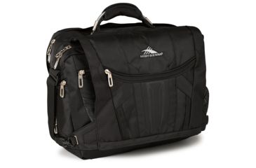 Image of High Sierra XBT TSA Messenger Bag, Black, 18.0inx 13.5inx 7.0in, 58003-1041