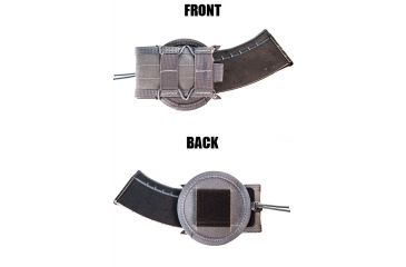 Image of High Speed Gear Disc 90 Degree Belt Mounted Magazine Pouch, Wolf Gray, 13GD00WG