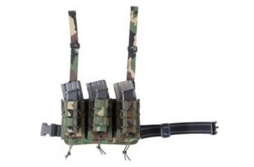 Image of High Speed Gear HSGI Double Decker Leg Rig, Woodland, 21DL02WC