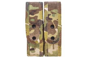 Image of High Speed Gear HSGI Duty Double TACO-Covered Plus Pistol Magazine Pouch, MultiCam, 41PX02MC