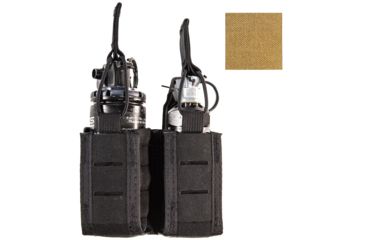 Image of High Speed Gear HSGI Duty Double Flash Bang Taco U-Mount Pouch, Coyote Brown, 41SG02CB
