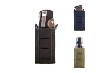 Image of High Speed Gear HSGI Duty Pistol TACO U-Mount Pouch, Black, Coyote Brown, LE Blue, Olive Drab