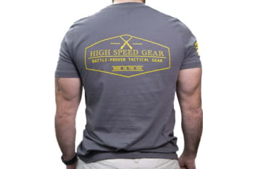 Image of High Speed Gear HSGI Short Sleve T-Shirt, Wolf Gray, Extra Large, 90SH13WG