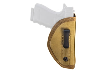 Image of High Speed Gear HSGI Sure-Grip IWB Holster w/ Clip, Left Hand, Coyote Brown, Left, HOIW2LCB