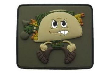 Image of High Speed Gear HSGI Taco Man PVC Patch, Olive Drab, 90TMP0OD