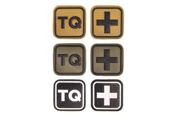 Image of High Speed Gear Medical Patch TQ - 6 Pack, Black/Coyote Brown/Olive Drab, 90MD0600
