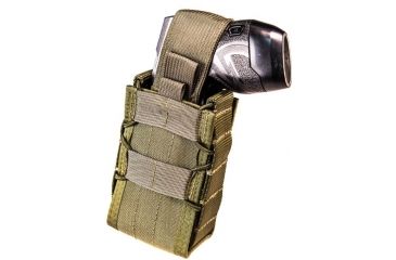 Image of High Speed Gear Stun Gun Taco-MOLLE Pouch w/ HSGI Clips for PALS, Olive Drab, 11SG00OD