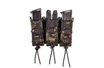 Image of High Speed Gear Triple Extended Pistol Taco Shingle Pistol Magazine Pouch, MultiCam Black, 45EX00MB