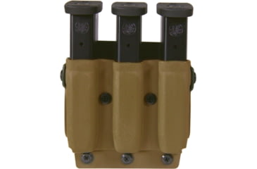 Image of High Speed Gear Triple Mag Pouch, PLM,Sig P320 9mm/.40,S&amp;W M&amp;P 9mm/.40, IWI Masada, Canik TP9SF,SFX, Coyote Brown, 42P213CB