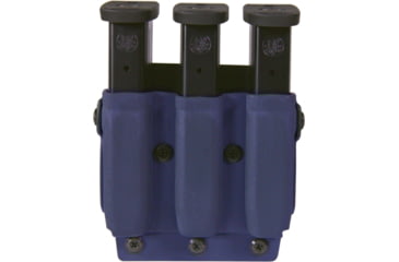 Image of High Speed Gear Triple Mag Pouch, PLM, Glock 9/40mm Double, FN 509, CZ P10, XDM9mm/.40, H&amp;K VP9, LE Blue, 42P113LE