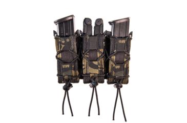Image of High Speed Gear HSGI Triple Pistol Taco MOLLE Mag Pouch, MultiCam Black, 11PT03MB