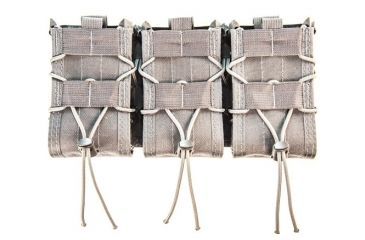 Image of High Speed Gear Triple X2R Taco Shingle Rifle Magazine Pouch, Wolf Gray, 45X2R0WG