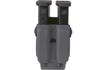 Image of High Speed Gear Twin Mag Pouch, Universal HSG Clips Sig P320 9mm/.40,S&amp;W M&amp;P 9mm/.40, IWI Masada, Canik TP9SF,SFX, Wolf Gray, 42P202WG