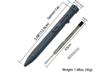 Image of HighTron Vortron Bolt Action Pen Blk, HTKHP01B