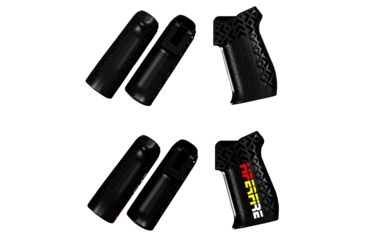 Image of HIPERFIRE Hipergrip Pistol Grip for AR15/10 M4/16, Black Smooth, Black Textured