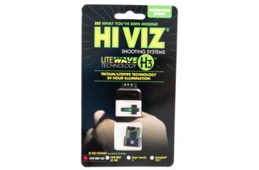 Image of Hiviz 9EZN321 LiteWave H3 S&amp;W M&amp;P 9EZ S&amp;W M&amp;P 9EZ 3 Dot Green/Green Black