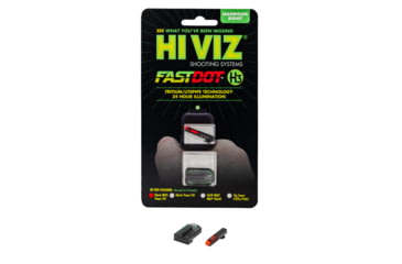 Image of HiViz Fastdot H3 For Glock MOS Pistols 9mm, 40 S&amp;W, .357 Sig Sight, Black, GLMFD21