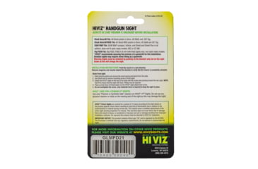 Image of HiViz Fastdot H3 For Glock MOS Pistols 9mm, 40 S&amp;W, .357 Sig Sight, Black, GLMFD21