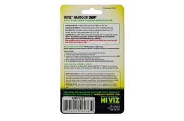 Image of HiViz Fastdot H3 For S&amp;W M&amp;P Compact/Fullsize/Shield/Shield Plus Sight, Black, MPFD21