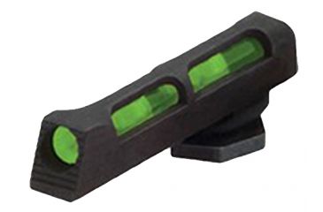 Image of Hiviz GL2014 Fiber Optic Front Sight for Glock, Red/Green, Steel, GL2014