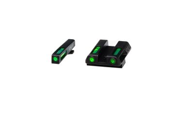 Image of HiViz Litewave H3 Tritium/Litepipe Sight Set, Glock 42/43 GLN321