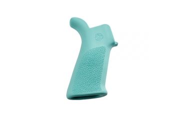 Image of HOG 13034 AR15 GRIP AQUA RUBBER