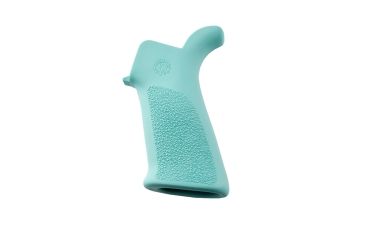 Image of HOG 13034 AR15 GRIP AQUA RUBBER
