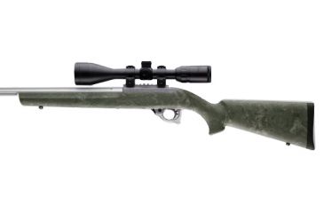 Image of Hogue Rubber Over Molded Stock for Ruger 10/22, Ghillie Green, 22800