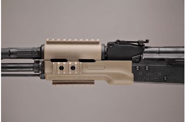Image of Hogue Ak 47ak 74 Standard Chinese And Russian Forend With Desert Tan Rubber Gripping Area 74304