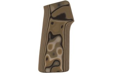 Image of Hogue AR15/M16 15 Degree Vertical No Finger Groove Grip,Smooth G10 G-Mascus Green 13148
