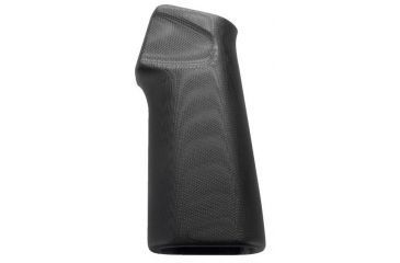 Image of Hogue AR15/M16 15 Degree Vertical No Finger Groove Grip,Smooth G10 Solid Black 13149