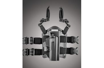 Image of Hogue ARS Holster Thigh Rig CF Weave, Black 530