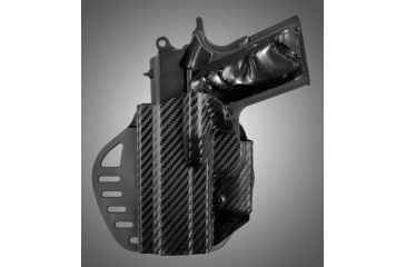 Image of HOGUE ARS Stage 1, Carry Officer Model 1911 Left Hand Holster CF Weave, Black 52943