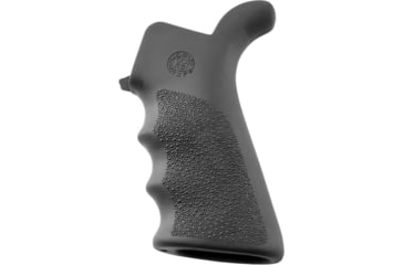 Image of Hogue Beavertail Rubber Grip with Finger Grooves, AR-15/ M16, Slate Grey, Universal, 15022