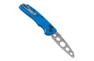 Image of Hogue Deka Trainer Blade Folding Knife w/ABLE Lock, 3.25in, Tumbled Finish, CPM, Wharncliffe Blade, Blue Peel Ply G10 Handle, 24269