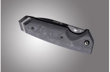 Image of Hogue EX-02 3.5in. Tactical Folding Knife Spear Point Blade Thumb Stud Brushed Finish G-10 Frame, G-Mascus Green 34278