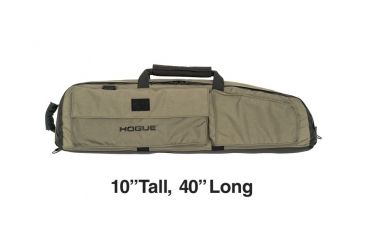 Image of Hogue Gear Medium Double Rifle Bag w/ Front Pocket and Handles, OD Green, 10in H x 40in L 59451