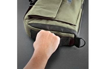 Image of HOGUE Gear Small Single Rifle Bag w/ Front Pocket and Handles, OD Green 10in. Tall 34in. Long 59331