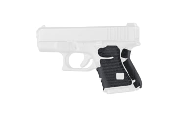 Image of Hogue Glock 26, 27, 33, 39, Wrapter Rubber Adhesive Grip, Block Texture, Small Frame Sub-Compact Generation 3, Black, 18638