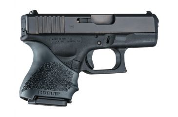 Image of Hogue HandAll Beavertail Grip Sleeve Glock 26/27, Black, 18600