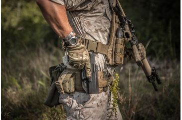 Image of Hogue Powerspeed ARS Stage 1 CarbonFiber Weave Holster, C1, For Glock 17, 22, 31, 37, Right Hand