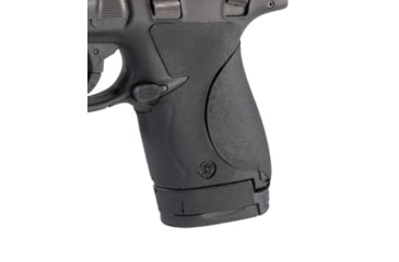 Image of Hogue Wrapter Adhesive Pistol Grip, Smith &amp; Wesson M&amp;P Shield 9mm/.40 S&amp;W, Adhesive Rubber, Grain, Black, 18440
