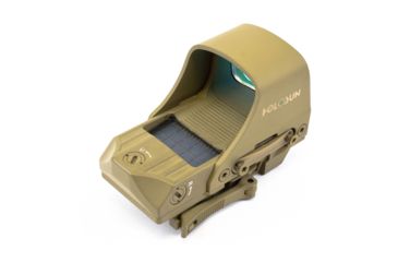Image of Holosun HS510C 1x Open Reflex Sight, Green 2 MOA dot 65 MOA Circle Reticle, Flat Dark Earth, HS510C-FDE-G