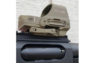 Image of Holosun HS510C 1x Open Reflex Sight, Red 2 MOA dot 65 MOA Circle Reticle, Flat Dark Earth, HS510C-FDE-R