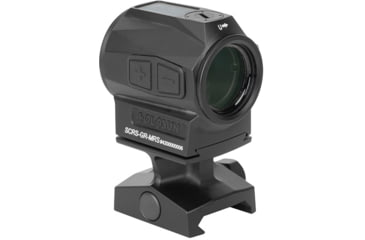 Image of Holosun SCRS Solar Charging Rifle Sight, 2 MOA Dot/65 MOA Circle Green Reticles, Black, SCRS-GR-MRS
