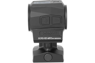 Image of Holosun SCRS Solar Charging Rifle Sight, 2 MOA Dot/65 MOA Circle Red Reticles, Black, SCRS-RD-MRS