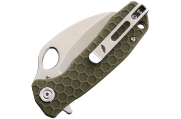 Image of Honey Badger Knives Small Claw Linerlock Green