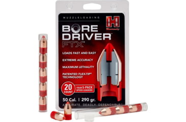 Image of Hornady .50cal Bore Driver 3499 290gr. Ftx 20-count
