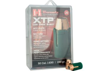 Image of Hornady .50cal Saboted Bullet .44 240gr. Jhp 20-count