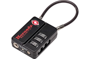 Image of Hornady 96023 Flex Micro TSA Lock Open W/ Combination Black